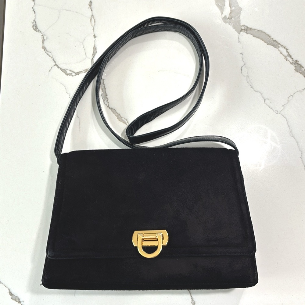 VTG Frenchy of California Vintage Navy Blue Evening Bag